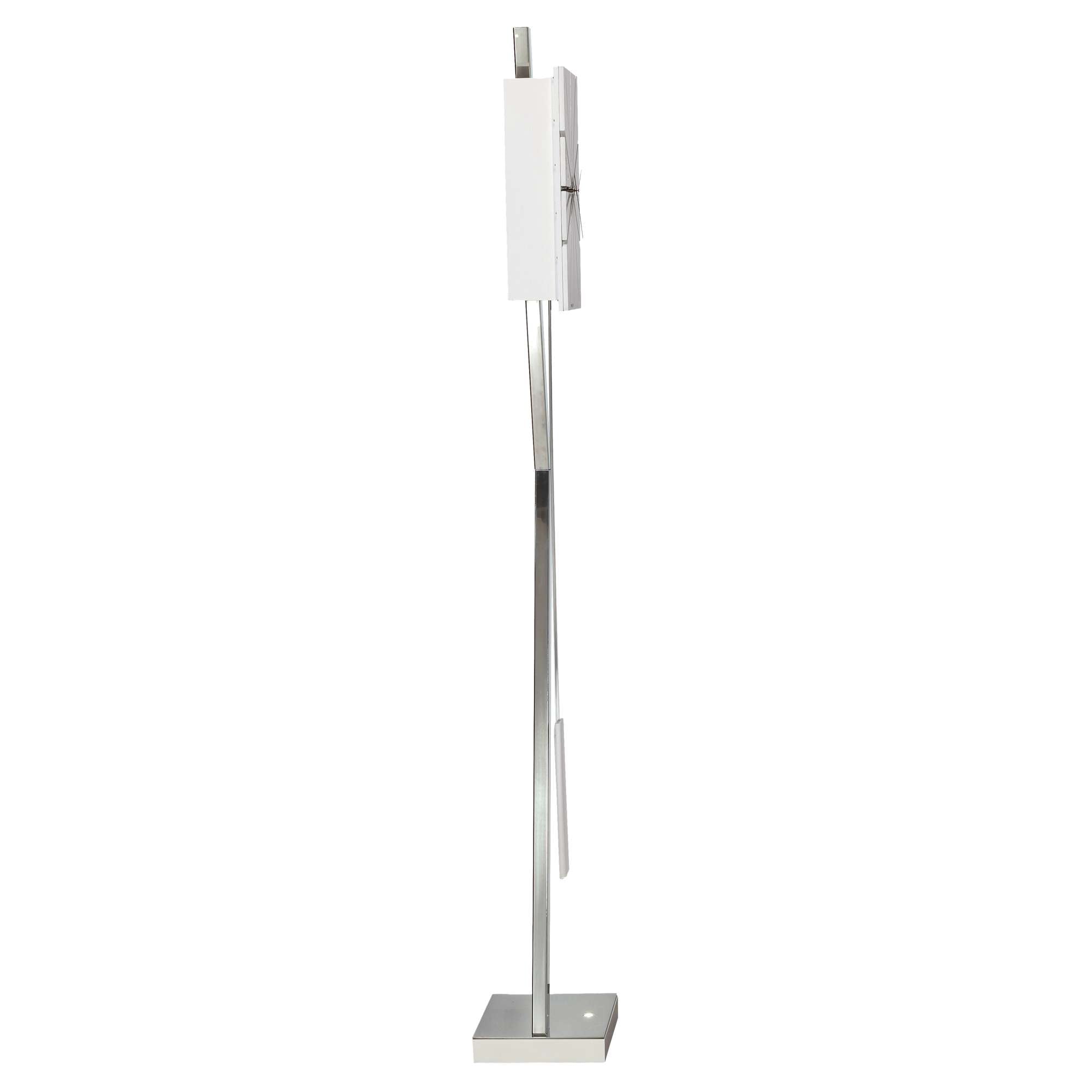 White Sunbeam Floor Clock — view 3