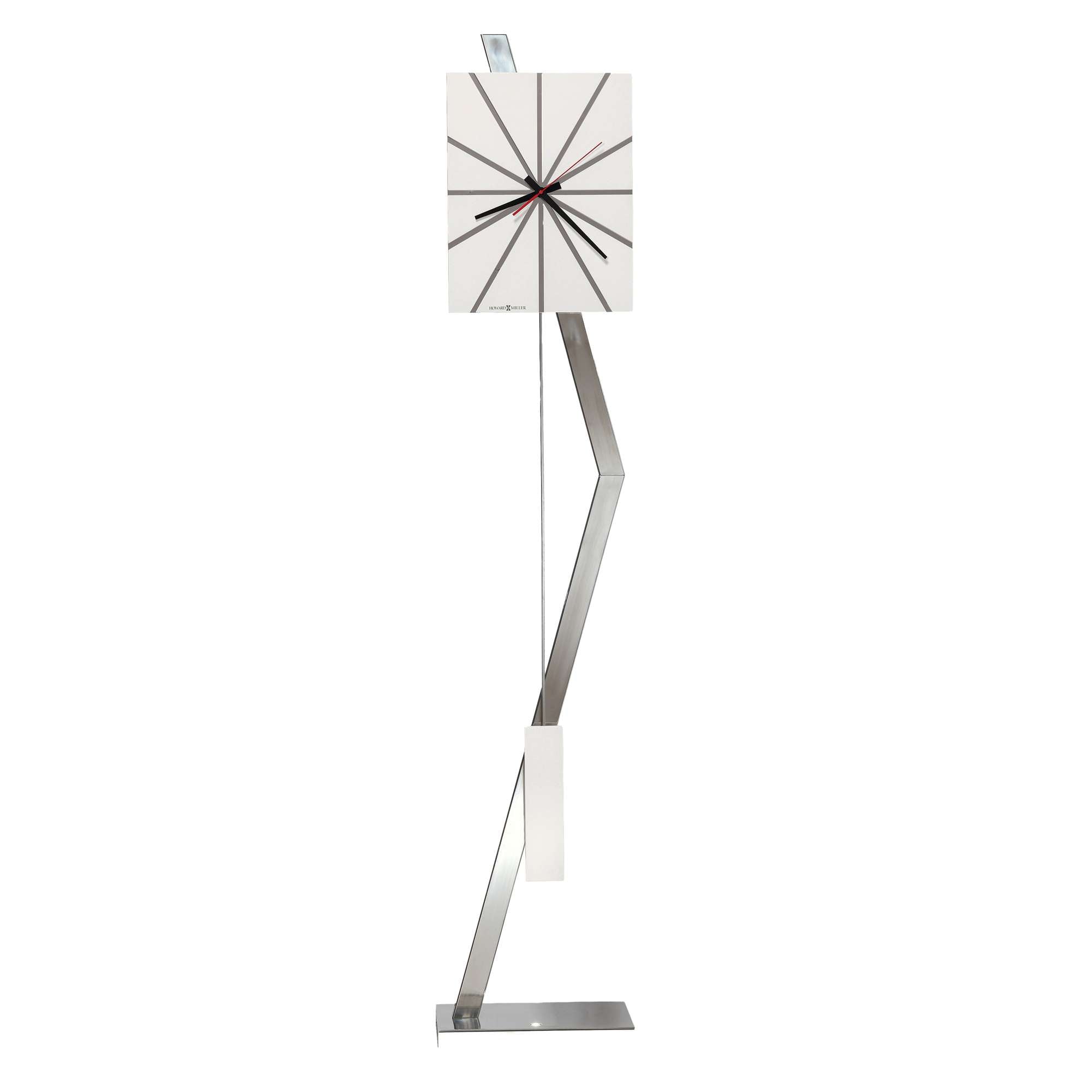 White Sunbeam Floor Clock — view 4