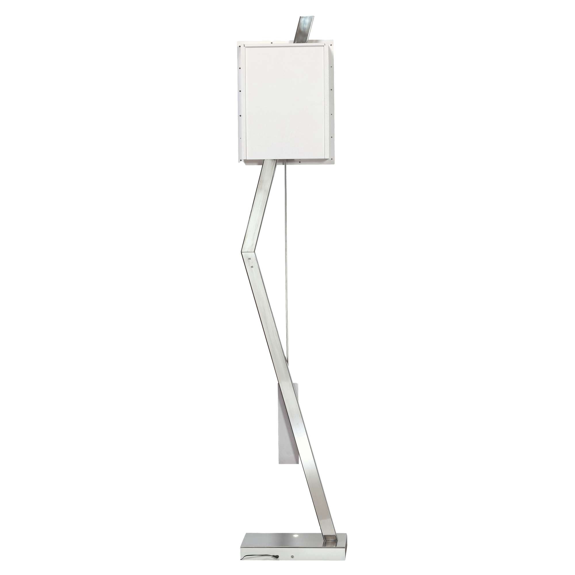 White Sunbeam Floor Clock — view 5